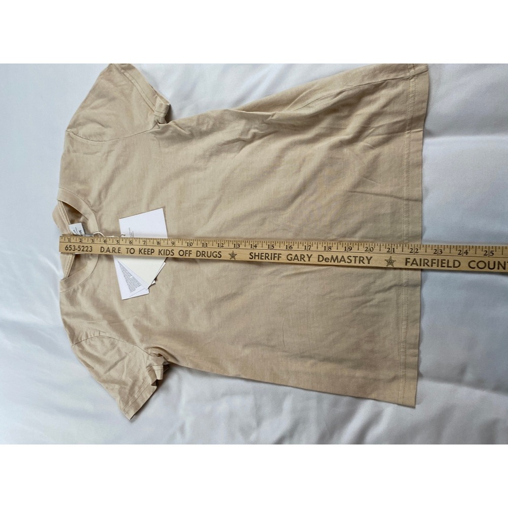 & Other Stories T-Shirt Womens Small Beige NWT Stockholm Atelier Crew Neck Tee - Picture 6 of 7